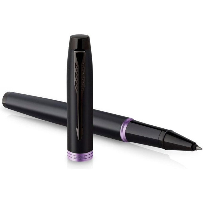 Ручка роллер PARKER IM VIBRANT RINGS T315 CW2172950 AMETHYST PURPLE PVD F